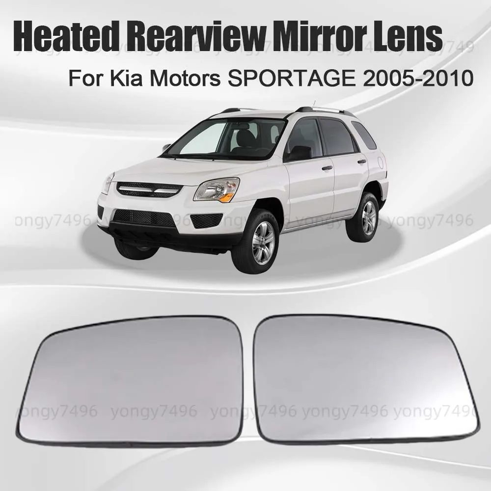 

Car Wide Angle Heated Rearview Mirror Lens For Kia Motors SPORTAGE 2005 2006 2007 2008 2009 2010 Car Rearview Accessories
