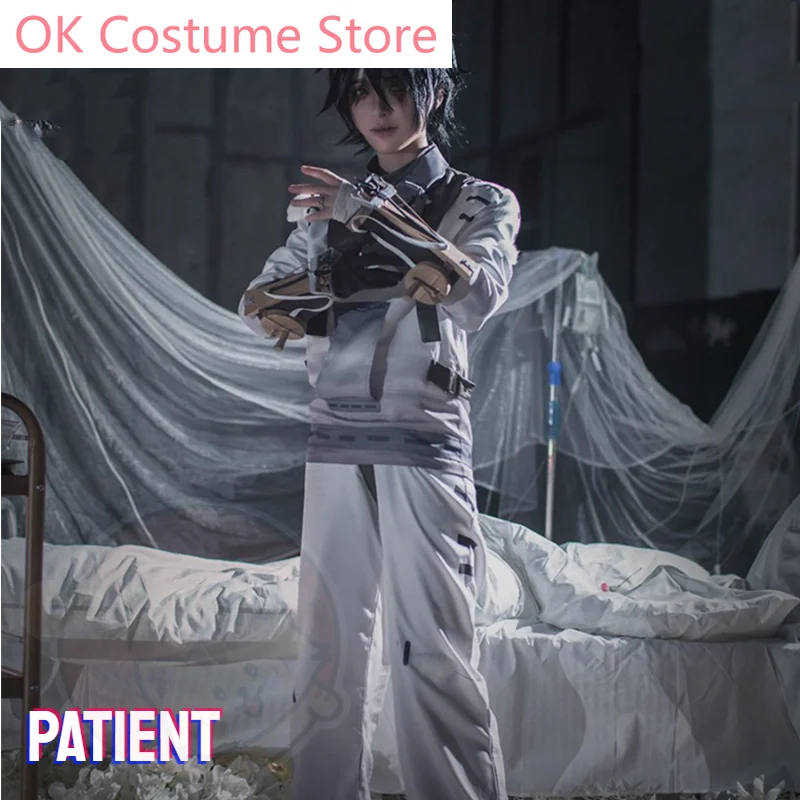 Game Identity V Patient Cosplay Costume Game Cos Identity V Cosplay Patient Emil Costume and Cosplay Wig