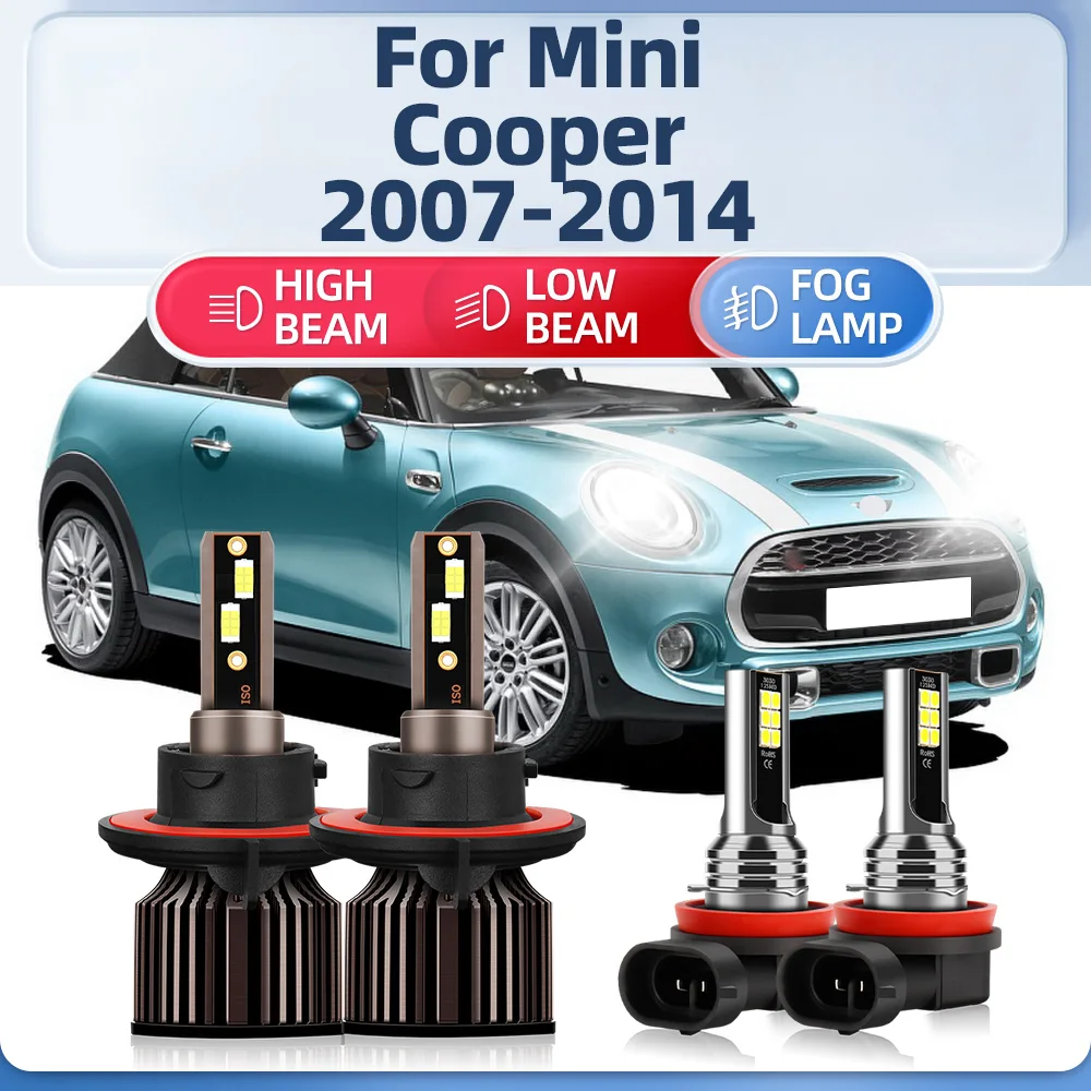 

40000LM Canbus LED Headlights 240W Car Lights 6000K 12V 24V Fog Lamps For Mini Cooper 2007 2008 2009 2010 2011 2012 2013 2014