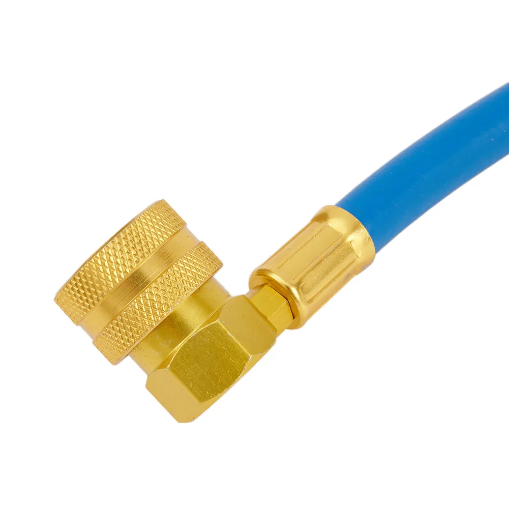 AC Car Air Conditioning Recharge Measuring Hose Gauge, Check Low Side Pressure for Accurate Fill, Unique Screw On Can Connection