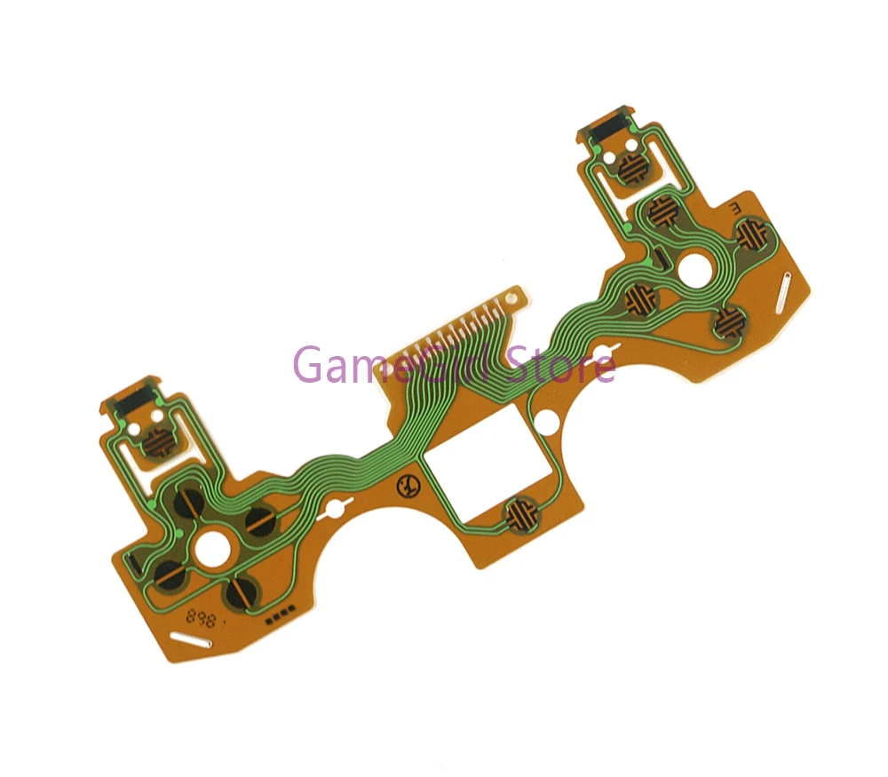 200pcs Gold Conductive Film Keypad Flex Ribbon Cable For PlayStation 4 PS4 jds001 010 Controller