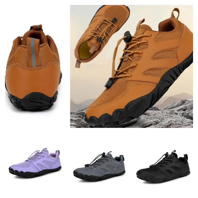 Shoe Factory Multifunctional Unisex Cross-Country Running Shoes Shock-Absorbing and Wear-Resistant Hiking and River Tracing Ultra-Light Breathable Sports and Casual Shoes