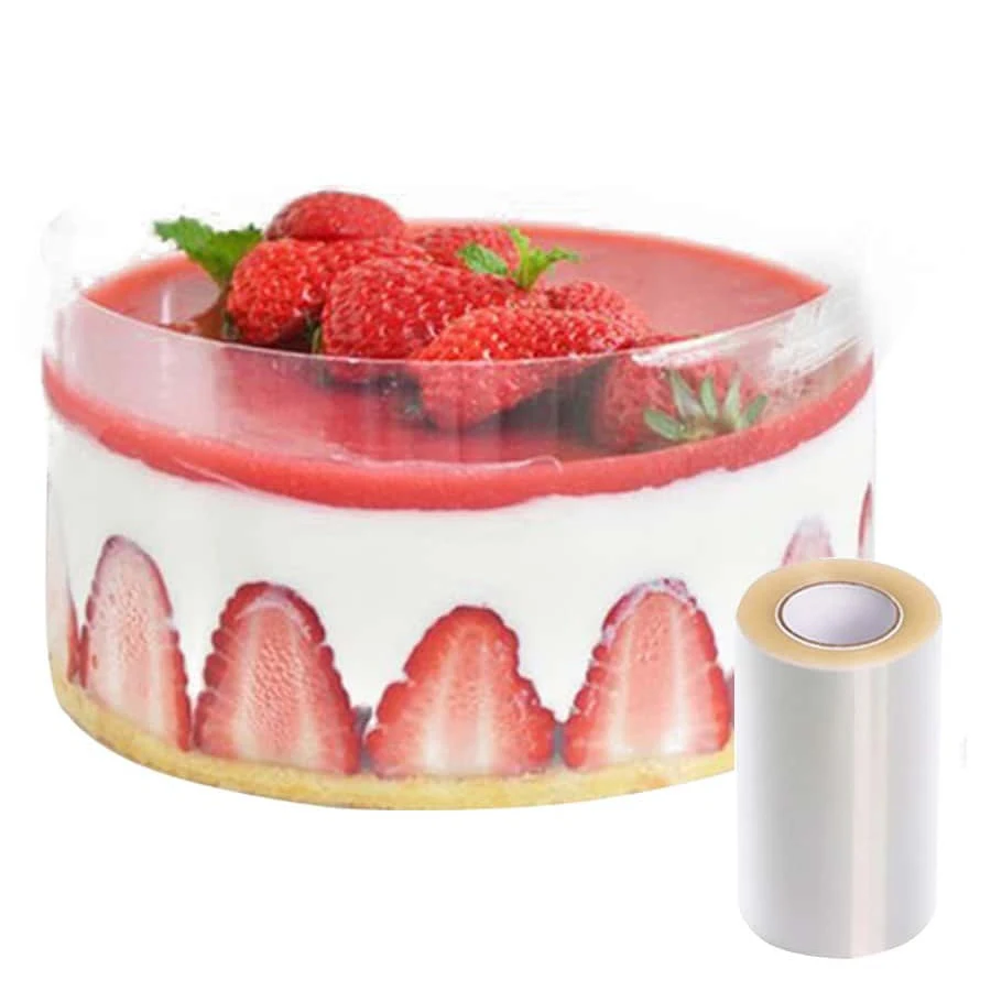 Collar de pastel de Mousse transparente cortable de 393 pulgadas, anillo de fijación de pastel de calidad alimentaria, accesorios de decoración para hornear pasteles de cocina