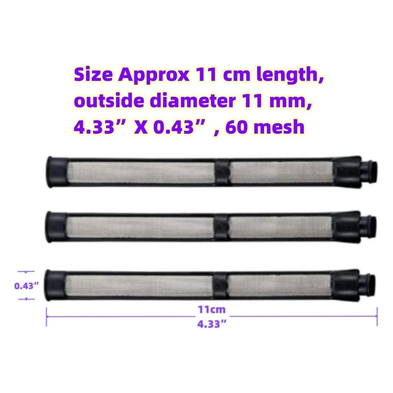 طقم مرشّح بخاخ بدون هواء ، بخاخ بديل مناسب لـ Graco ، قطع غيار ، شاشة ، من من من من شِين ، من من من من شِين ، من من من شِين