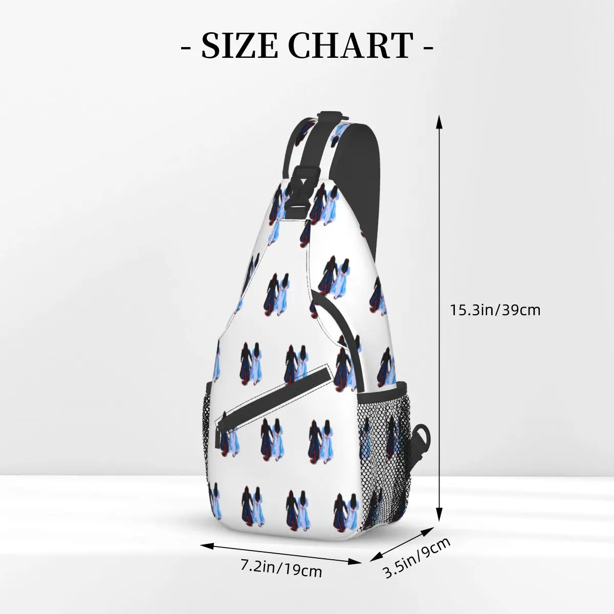 Die ungezähmte Wangxian Schulter tasche Brust Cross body Schulter gurt Rucksack Reise Wandern Tages rucksäcke Lan Wangji coole Tasche