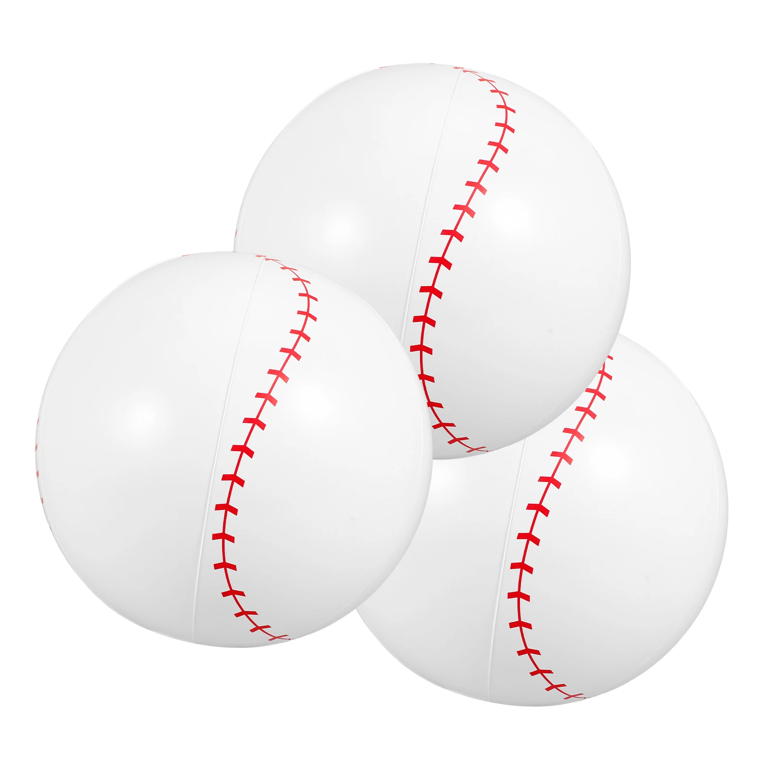 Palloni da spiaggia in PVC divertenti per piscina per bambini da baseball gonfiabile da 3 pezzi