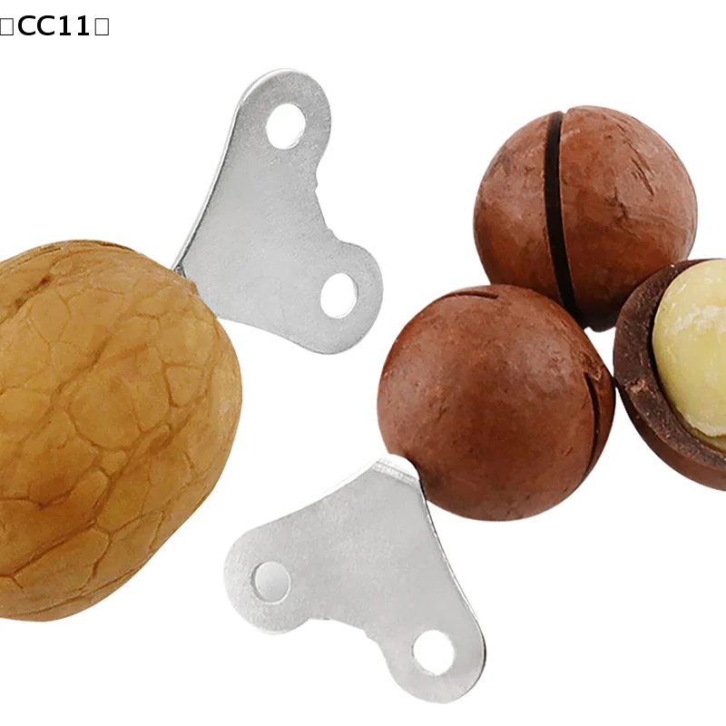 Abrecáscaras práctico para nueces de macadamia/nueces/almendras/nueces de nogal, herramienta pequeña para uso doméstico, 10/20 Uds.,〔CC11〕