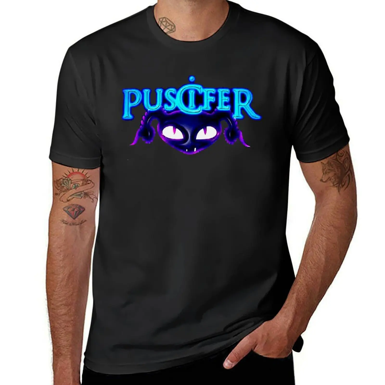 

Best Logos Puscifer Rock Band Exselna Perfect Gift T-Shirt oversized t shirt Short sleeve tee mens plain t shirts