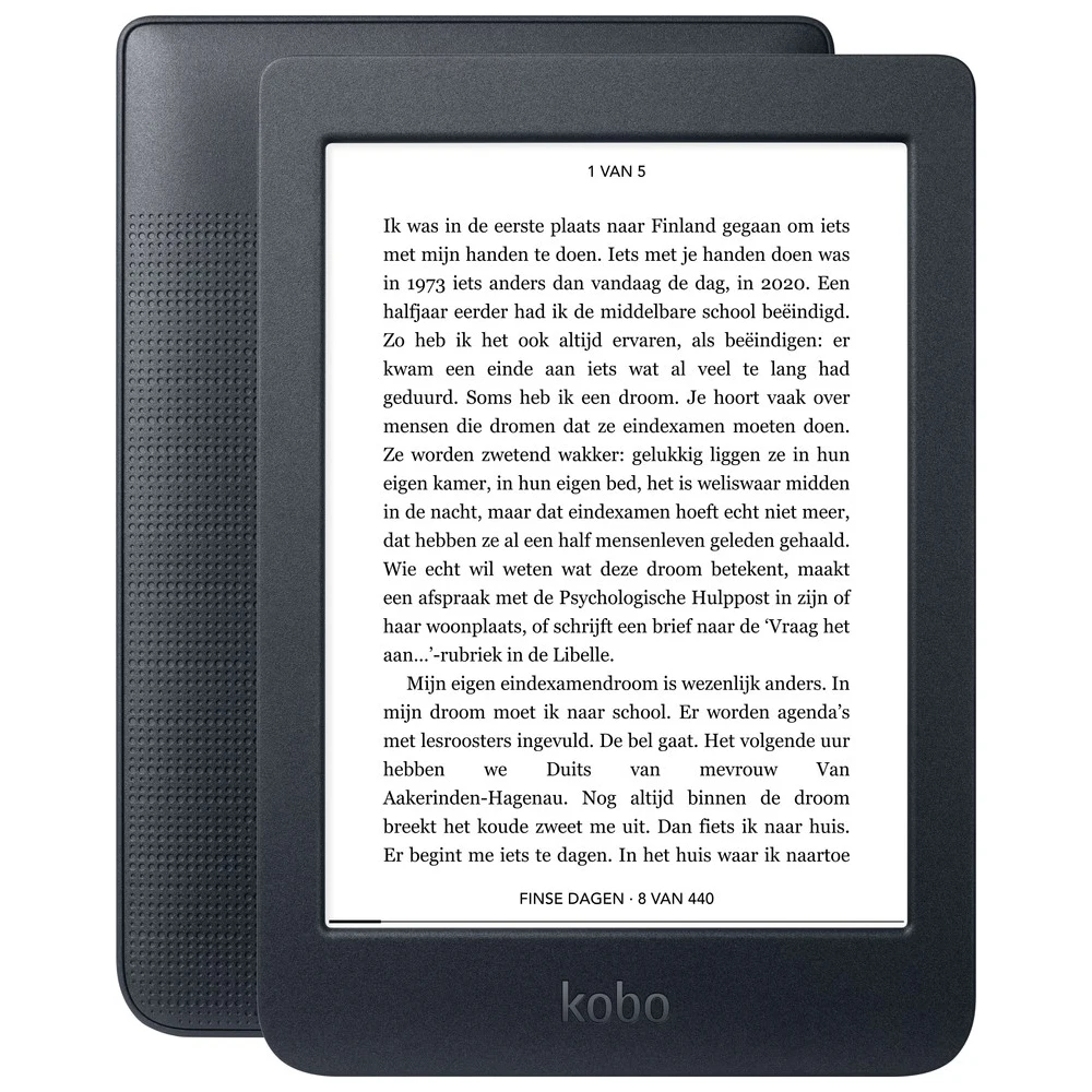 Kobo Nia 6 inch e-Reader N306 Lightweight 212PPI E-Ink 8GB ComfortLight e-books suitable eReader touchscreen Wifi for beginners