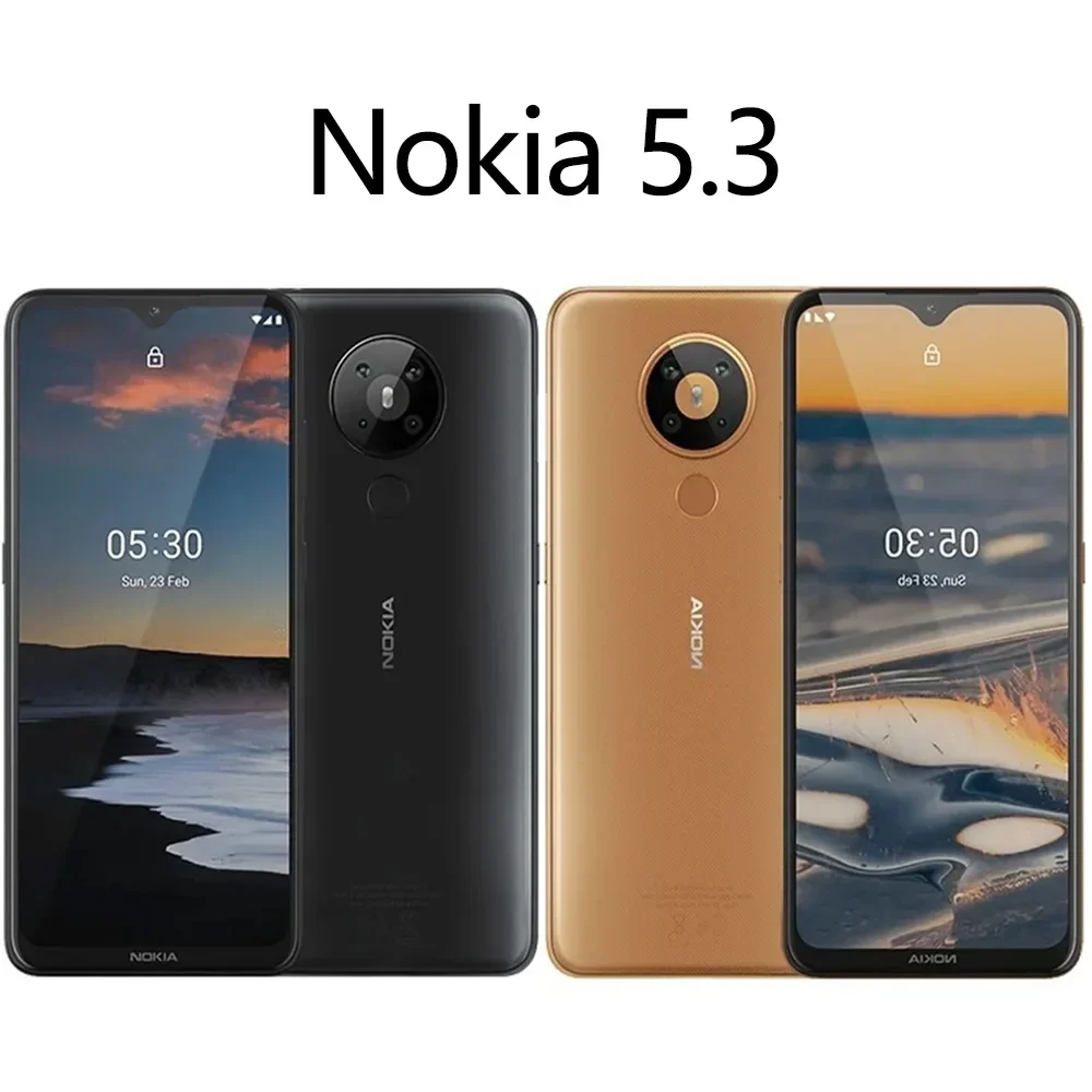 Nokia 5.3 4G CPU Qualcomm 13MP Cameraoriginal Snapdragon 665 SmartPhone Battery capacity 4000mAh used phone