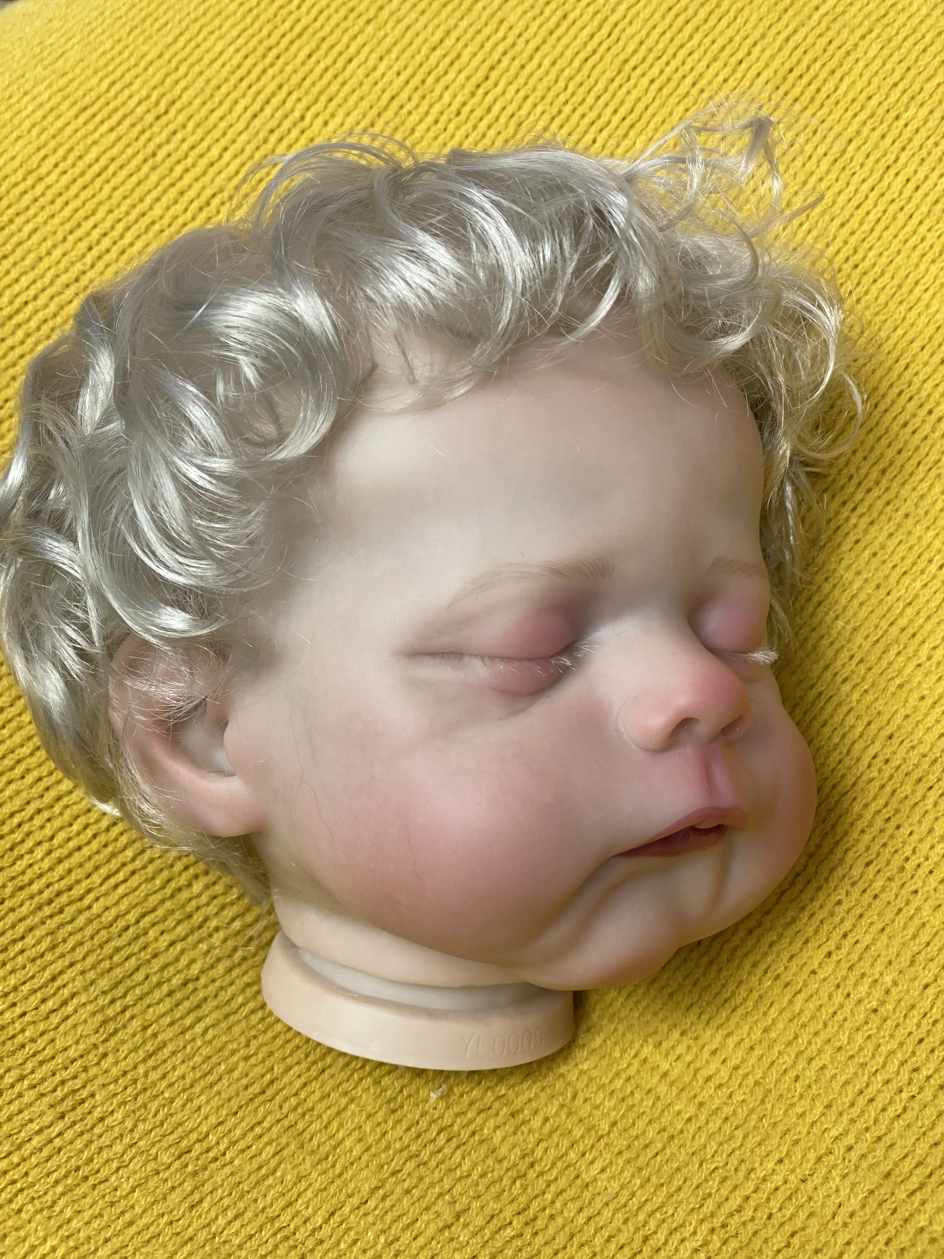 22Inch Eric Reborn Baby Doll Kits Handmade Painted Lifelike DIY Blank Vinyl Newborn Baby Doll Parts Bebe Reborn Kits Sin Pintar