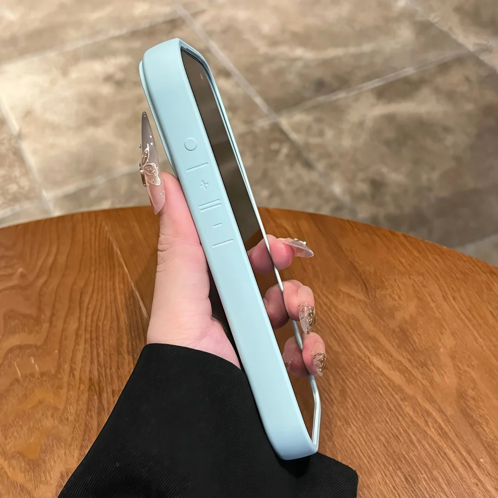 Kameraschutz Candy Flüssigsilikon Weiche Hülle für iPhone 18 11 12 13 14 Plus 15 16 17 Pro Max XR XS Verstärkte Stoßfängerhülle – Detail 3