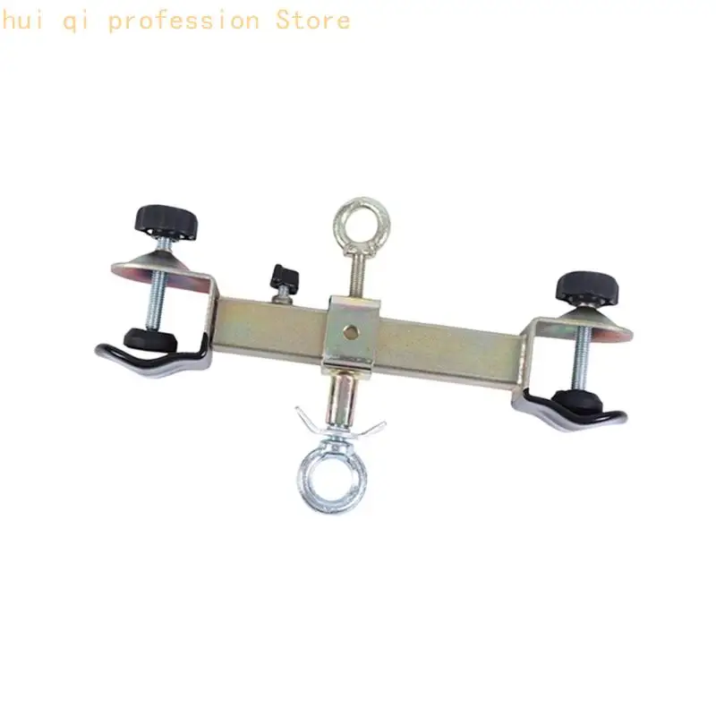 Manual Car Door Repair Support Tool, Steel Positioning Aid with Threaded Contact Hardware and Pull Handle Assembly H8WE