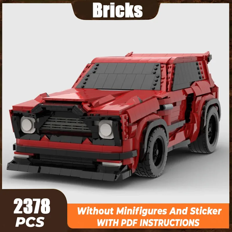 Moc Building Bricks Classic Racing Game Model Fennec Car Technology Modular Blocks Gifts Toys For Children DIY Sets Assembly