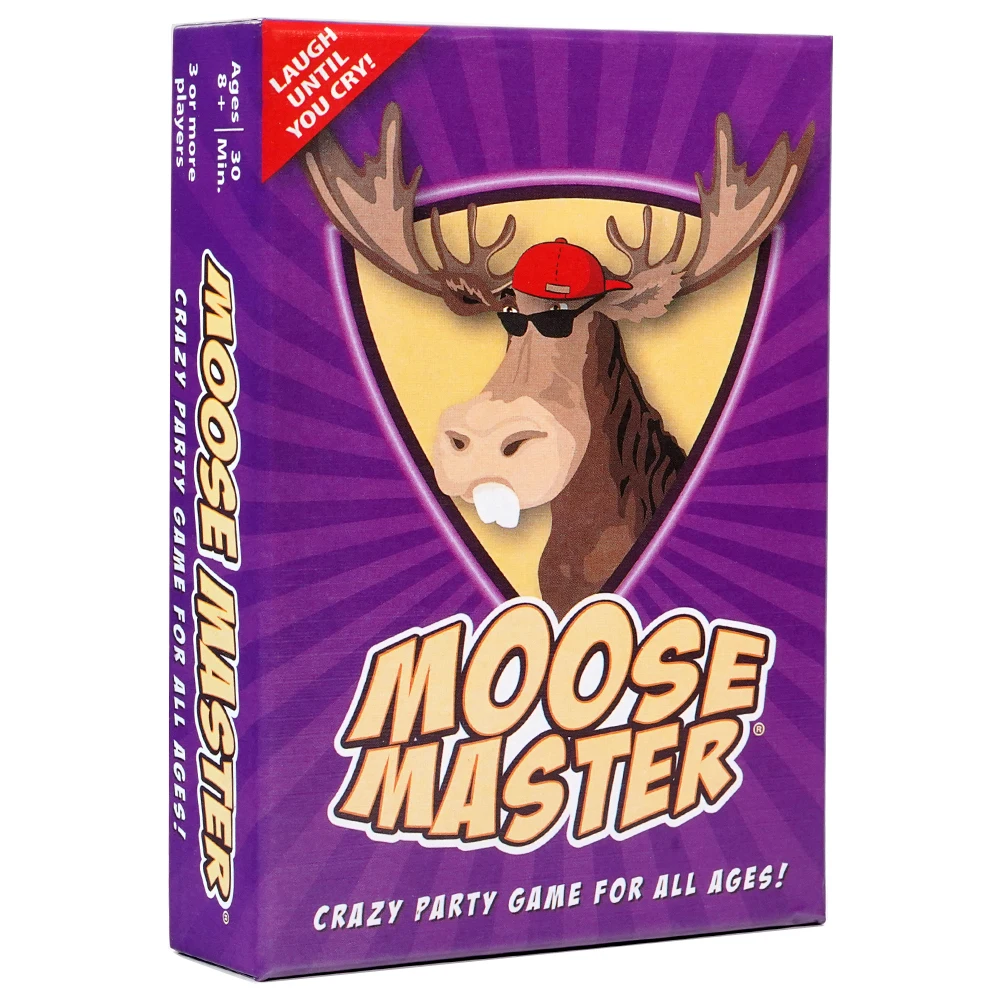 Moose Master Card Game Laugh Until You Cry or Pee Your Pants Fun Your Cheeks Will Hurt from Smiling and Laughing