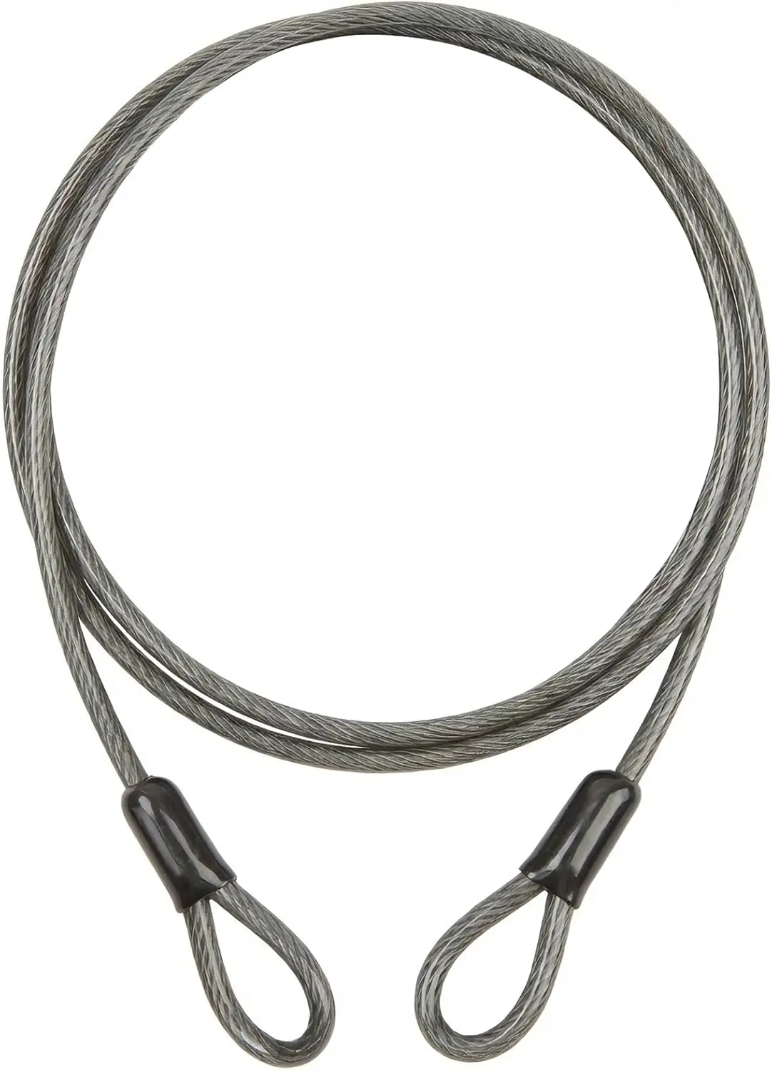 

Усиленный стальной трос 2,5 фута (5 мм) в оплетке с виниловым покрытием для багажа, шлемов и туристического снаряжения