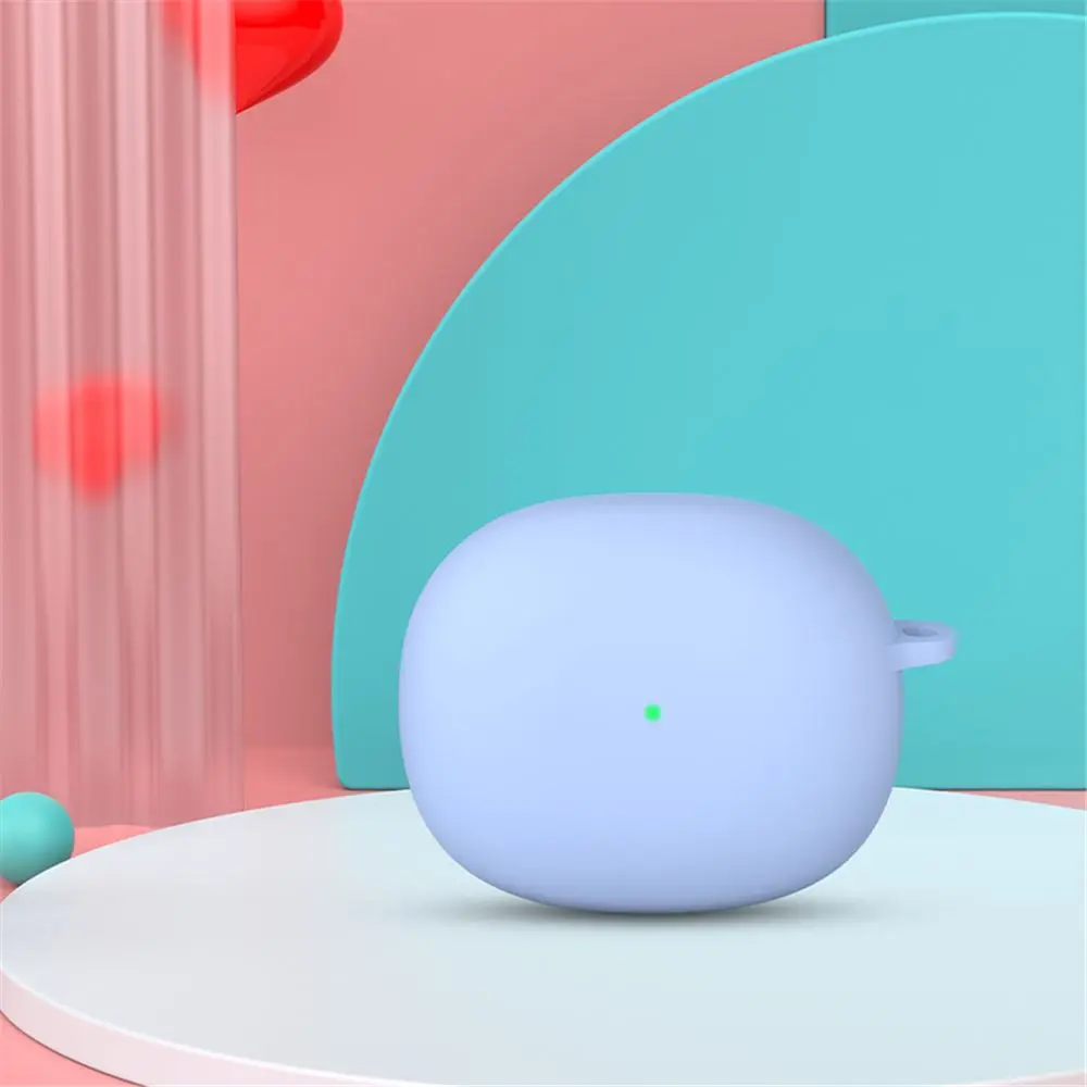 Doce cor à prova de choque anti perdido capa de silicone líquido casca macia fone de ouvido bluetooth capa protetora para xiaomi botões 3