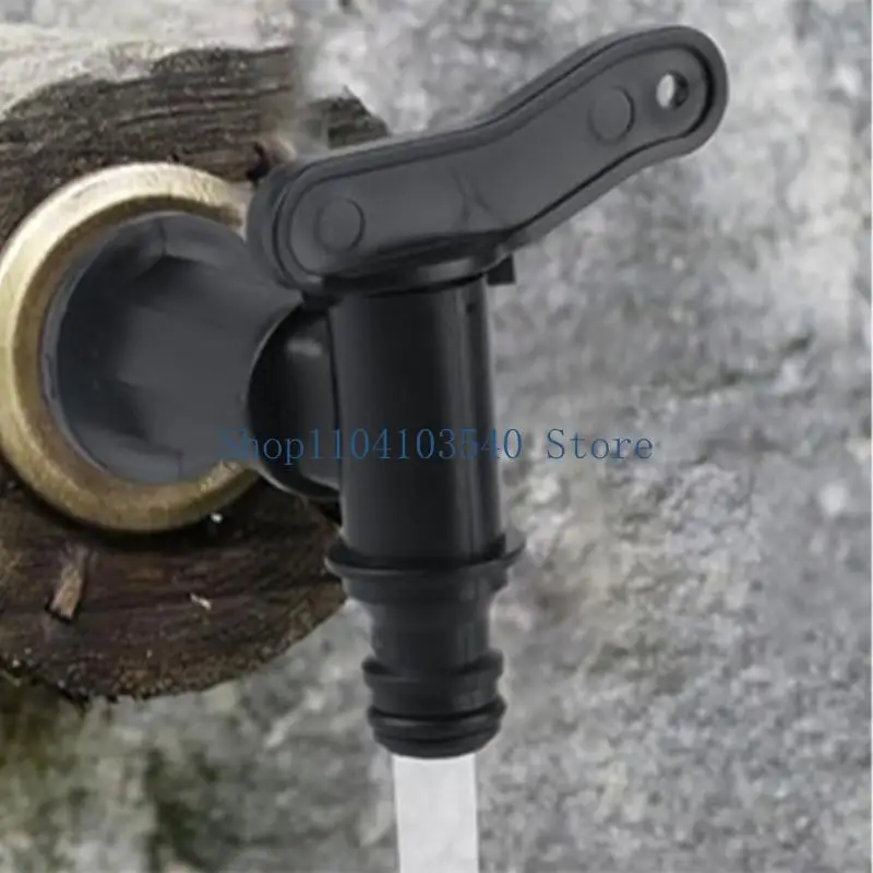 02DC 2Pcs Plastic Replacement Tap 3/4inch Tap Adapter With Brass Nut Enduring