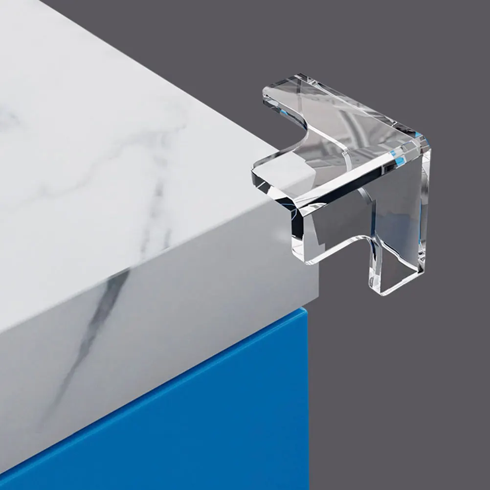 10 قطعة حشوات للزوايا الشفافة واقيات الحواف البلاستيكية الشفافة لسلامة الطفل أثاث حماية الجدول مكتب كرسي أريكة سرير مكتب