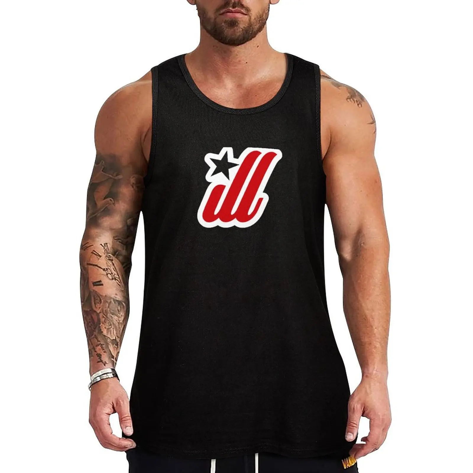 

to ill design logo Tank Top Moisture Wicking Tank Top Workout Gym Athletic Shirt
