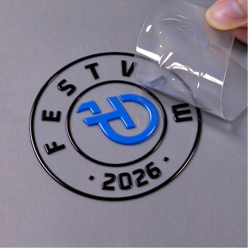 50pcs Custom Stickers Logo Personalized Stickers UV DTF Wedding Labels Name Stickers 3D  Waterproof Company Brand Cup Car Bottle