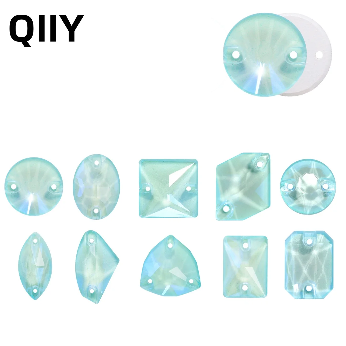 

Various Shaped Flatbase Glass Sew On Rhinestones Light Azore EN Hotsale Crystal For Clothes Crafts Dance Costum Accessoris