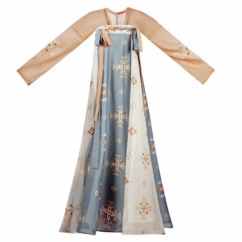 Hanfu nuovo Super immortale ed elegante stile cinese ricamato lunghezza del petto gonna Ru cinese Costum senza spalline Hanfu