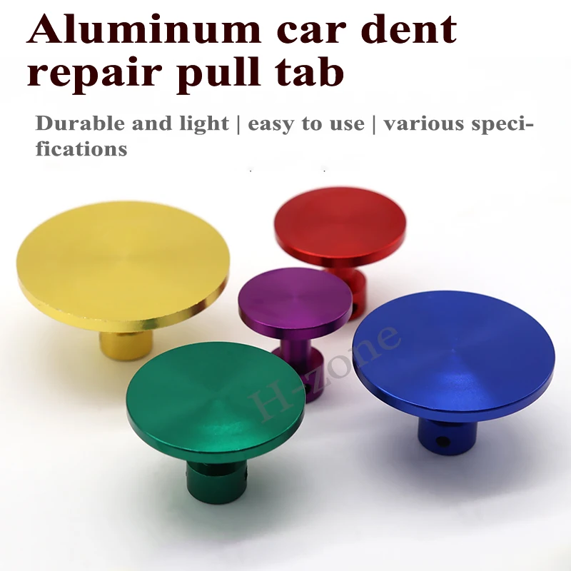 5Pcs Automobile dent repair pull sheet traceless sheet metal spray paint bump body sheet metal repair tool aluminum material