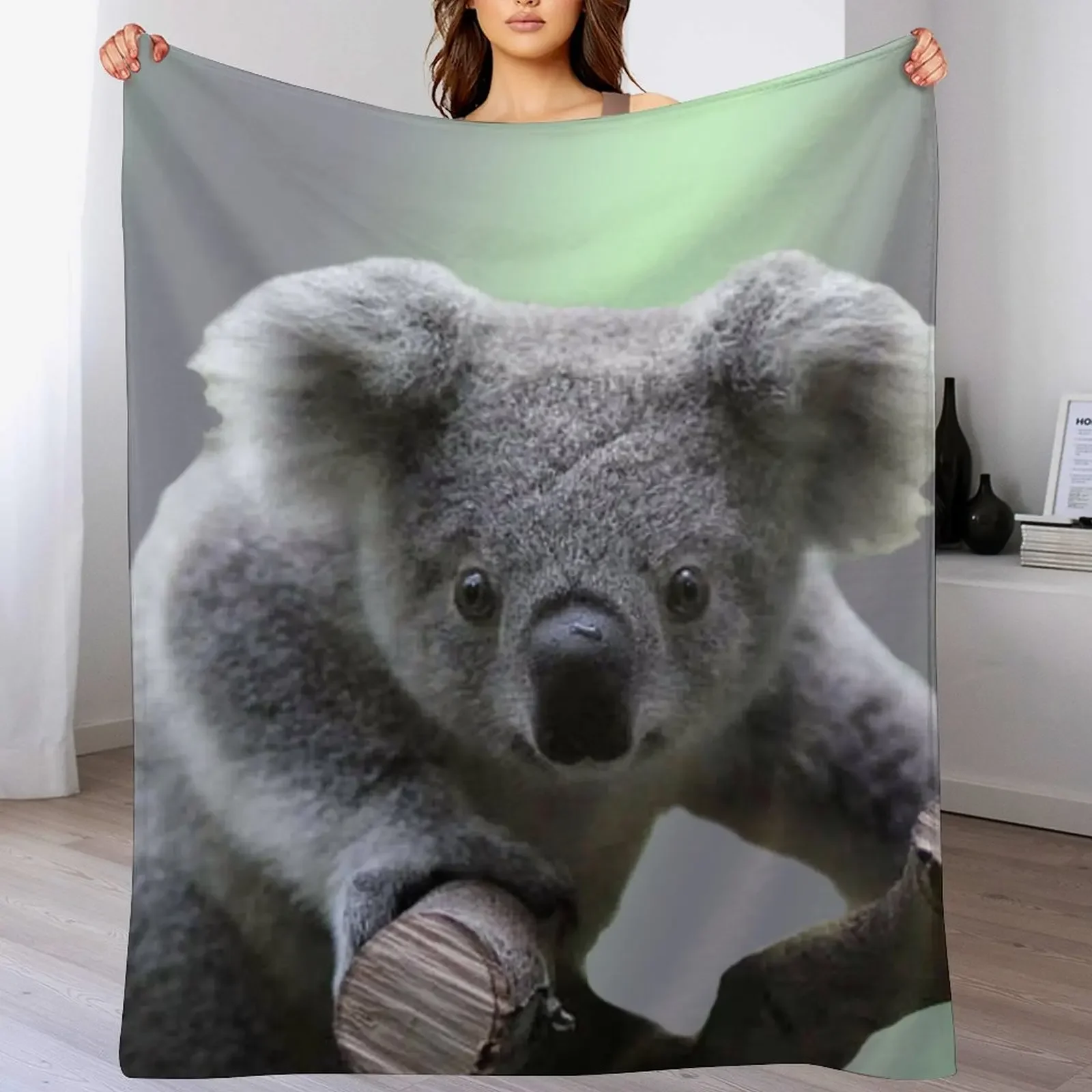 Koala Bear Throw Blanket Furry warm winter Luxury Brand Blankets