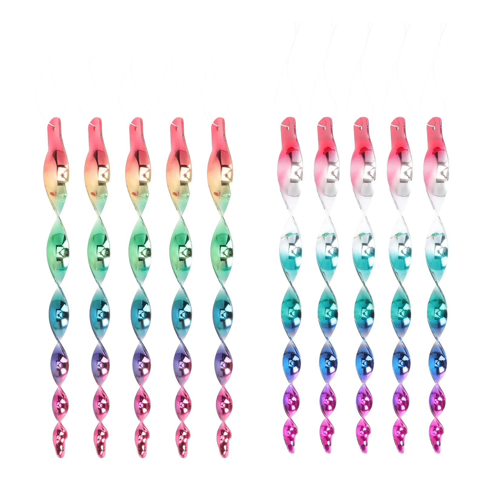 

10 шт. Премиальные светоотражающие спиральные отпугиватели для птиц: легкие, портативные, простые в установке, для сада и улицы, от голубей и ворон