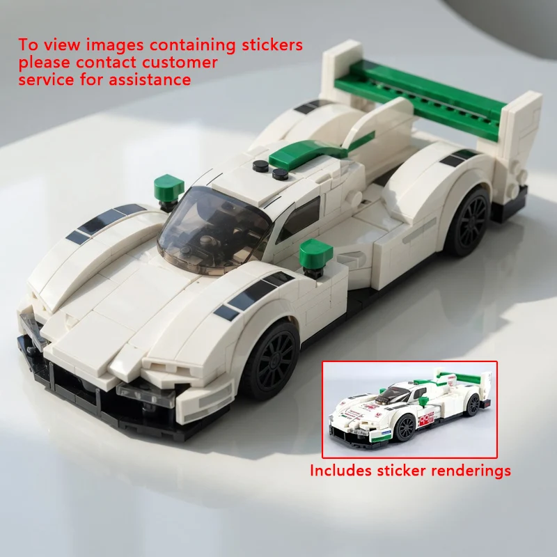 

Speed Racing Car Model MOC Building Bricks WEC IMSA Le Mans Modular Technology Children Assemble Toys Suit Holiday Gifts