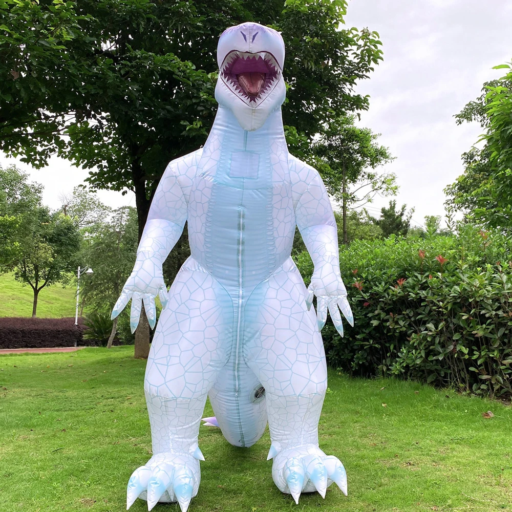 Inflatable Dinosaur Cosplay Costume Realistic Clothing Halloween Party Role-playing Dress Up Suit