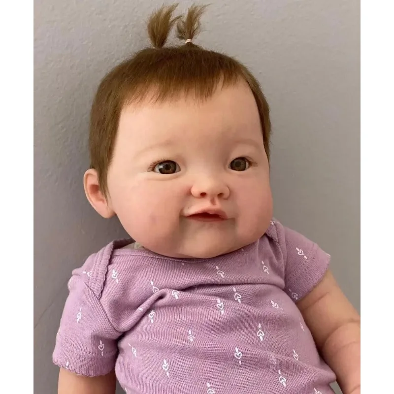 21Inch Reborn Kit Naomi Limited Edition Reborn Vinyl Doll Kit Lifelike Real Soft Touch Fresh Color Unfinished Blank Doll Kit