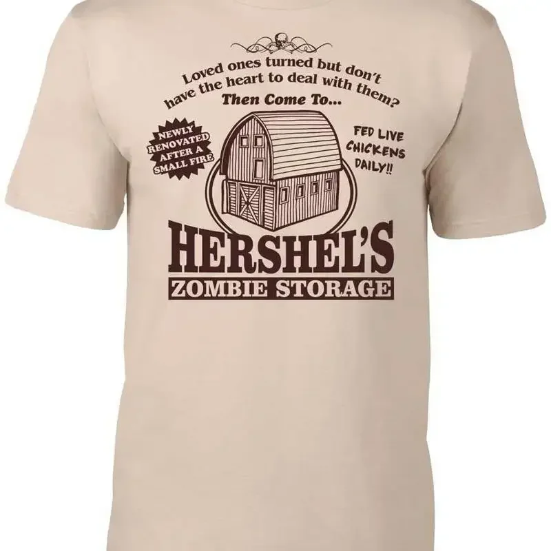 Hershel's Zombie Storage T-Shirt - Inspired by Walking Dead TV T shirt Walkers