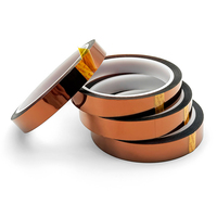 Width 3mm~200mm Gold Finger Polyimide Film Tape High Temperature Resistant Anti Static Thermal for Lithium Batteries Insulation