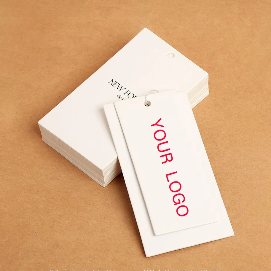 

Clothing Shop Hangtags Custom-made High-grade Women's Men Kids Clothing Labels Custom Logo Card Hanging Tags for Clothes