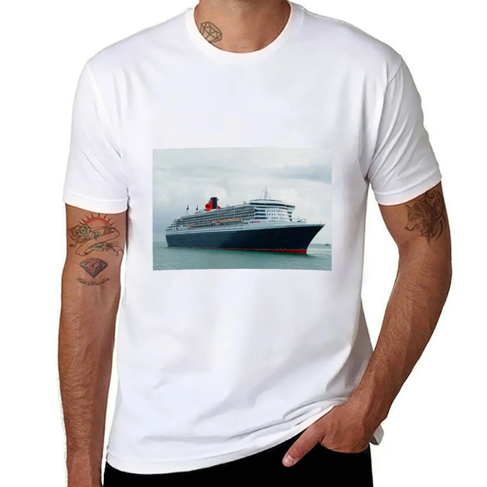 

100% RMS t Queen Mary t shirts 2 cotton graphic shirts T-Shirt t for shirts mens printed man