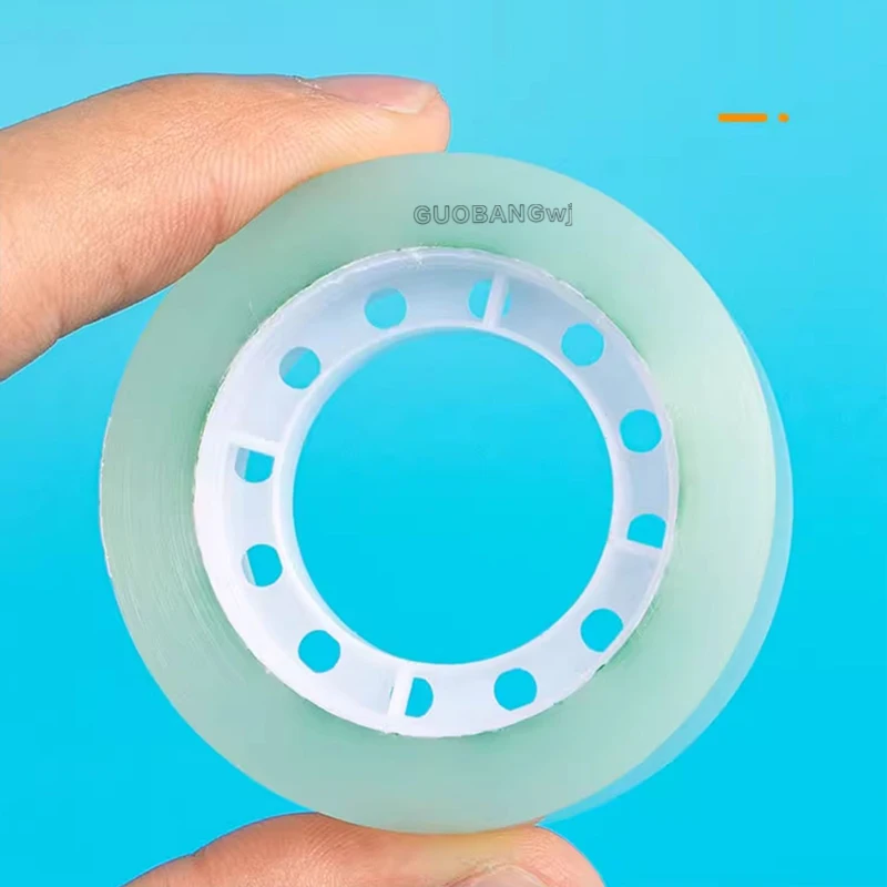 uper Strong Adhesive Clear Tape 8-25mm Narrow Small Roll for Student Office Packing Sealing Tape 1Pack
