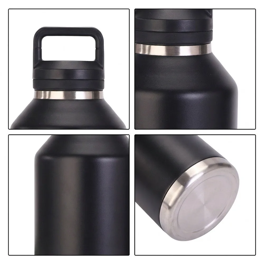 46 64oz Leakproof Insulated Stainless Steel Water Bottle Sip Carry Stay Hydrated Vacuum Insulated Keeps Cold 24H Hot 12H Sip Lid