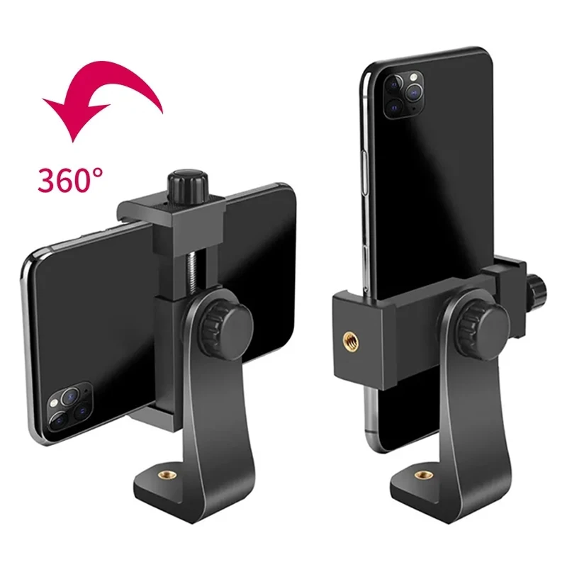 Universal 360 Degree Rotation Cell Phone Tripod Mount Adapter Bracket for iPhone Samsung Nexus Huawei xiaomi Tripods Accessories