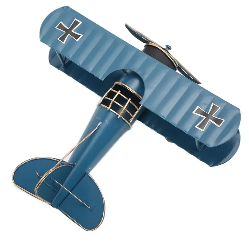 ABVI-نموذج طائرة الديكور خمر طائرة ثنائية اليدوية ديكورات المنزل سطح المكتب الديكور سطح المكتب الديكور الطائرات