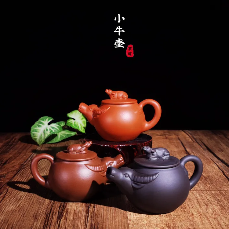 160ml Chinese Yixing Purple Clay Teapots Famous Handmade Dragon Pattern Xishi Tea Pot Raw Ore Dahongpao Kettle Zisha Tea Set