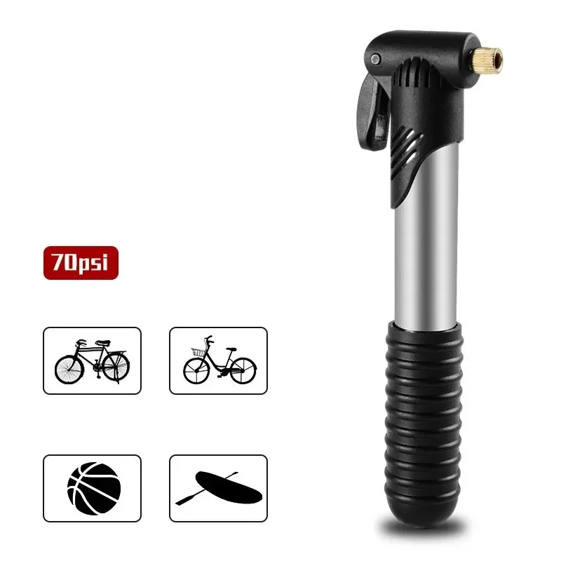 Bicycle Inflator Mountain Bike Road Bike Portable Mini Pump Inflator Basketball Football Inflatable Equipment Accessories