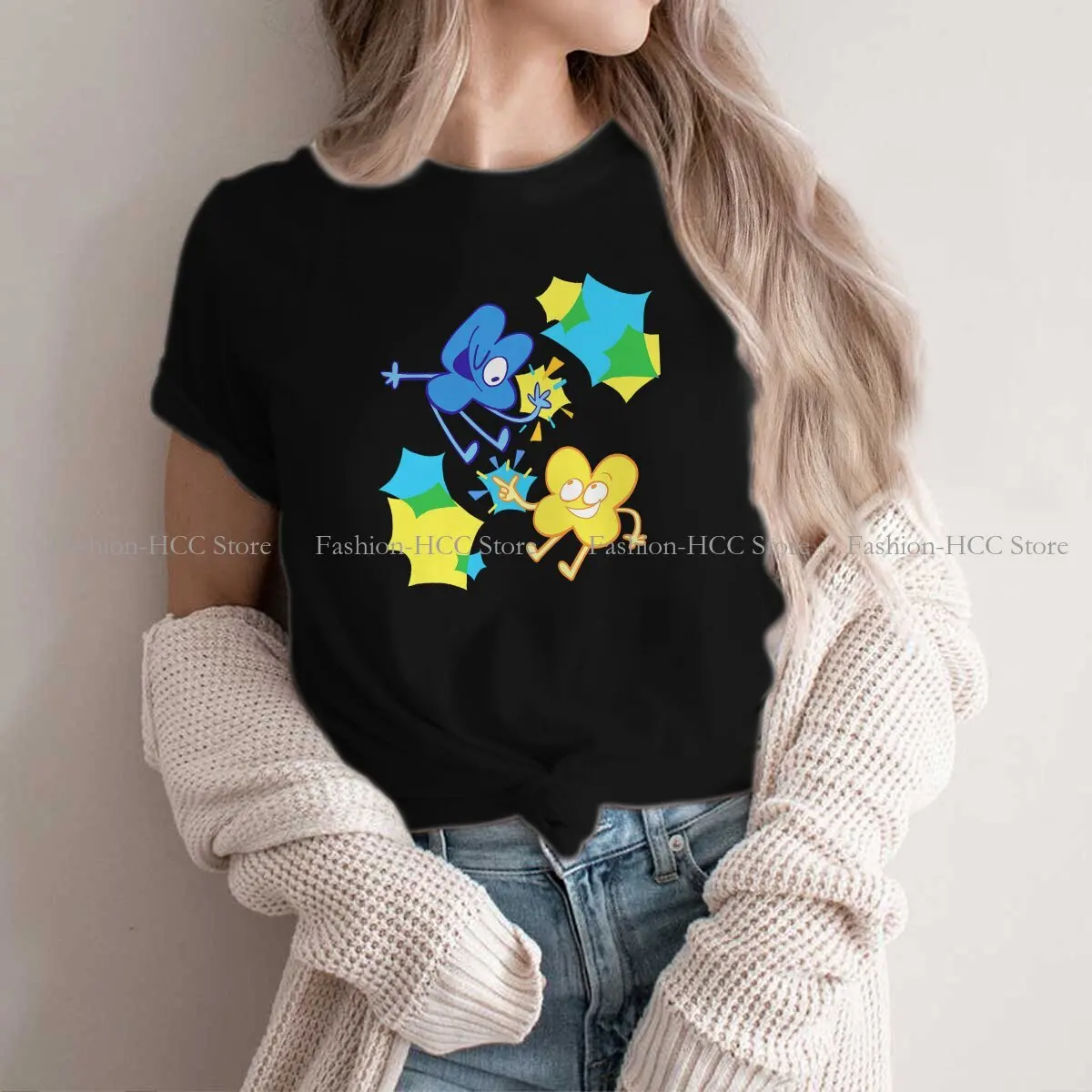 

Battle for Dream Island BFDI 4 and X Polyester TShirt for Women BFB Humor Summer Tee T Shirt High Quality New Design