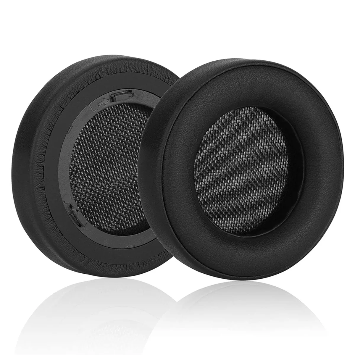 Сменные амбушюры, наволочки из Протеиновой кожи для игровой беспроводной гарнитуры Corsair Virtual RGB SE, только черные