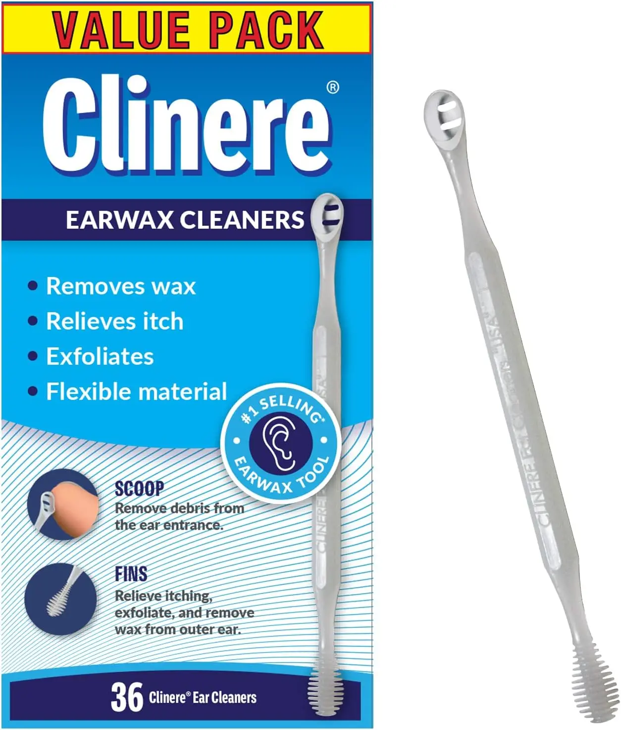 

Нежные очистители для ушей от ушной серы, для снятия зуда и отшелушивания, 36 штук - безопасный инструмент для чистки слухового прохода