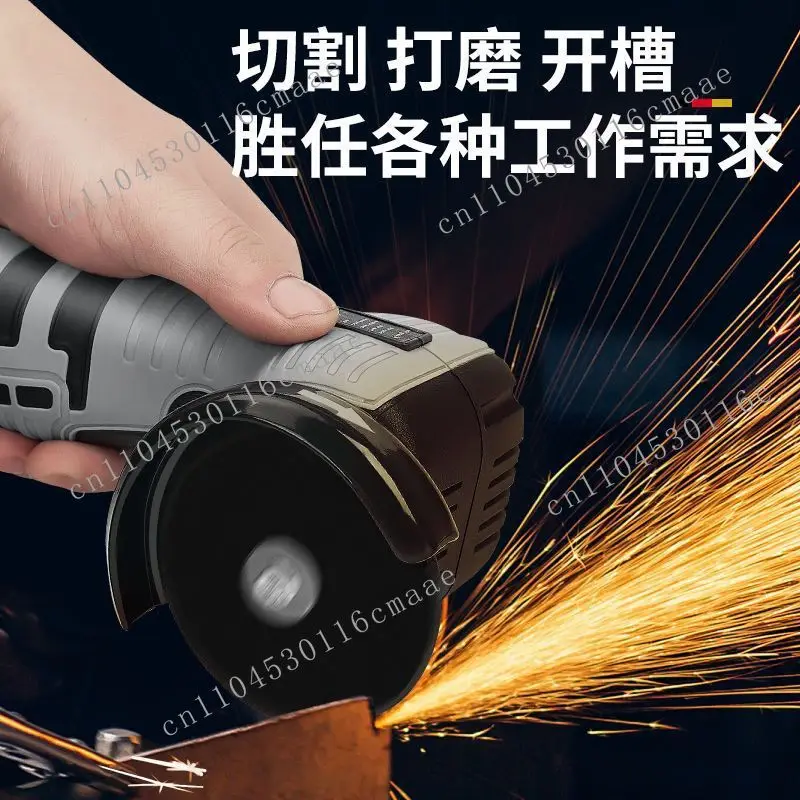 Mini Angle Grinder Multifunctional Rechargeable Grinder Small Cutting Machine Household Grinding Wheel Electric Lithium Battery