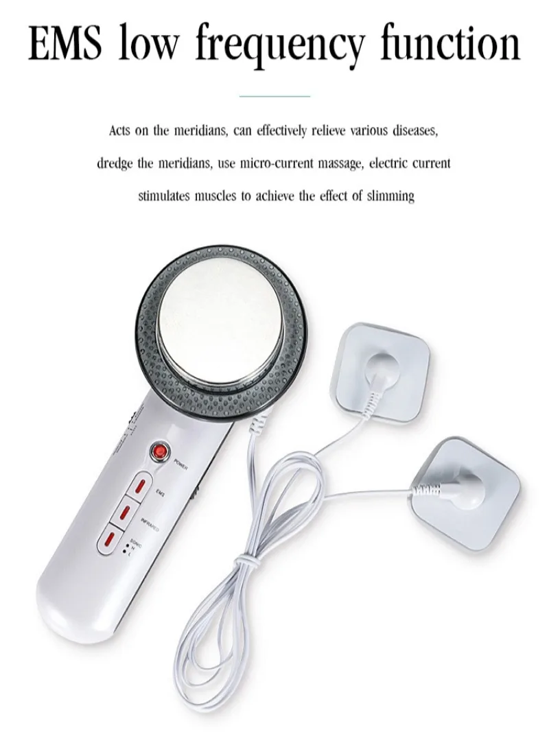 Body Sculpting and Fat Blasting Device with Ultrasonic  and Microcurrent Massage for Home Use