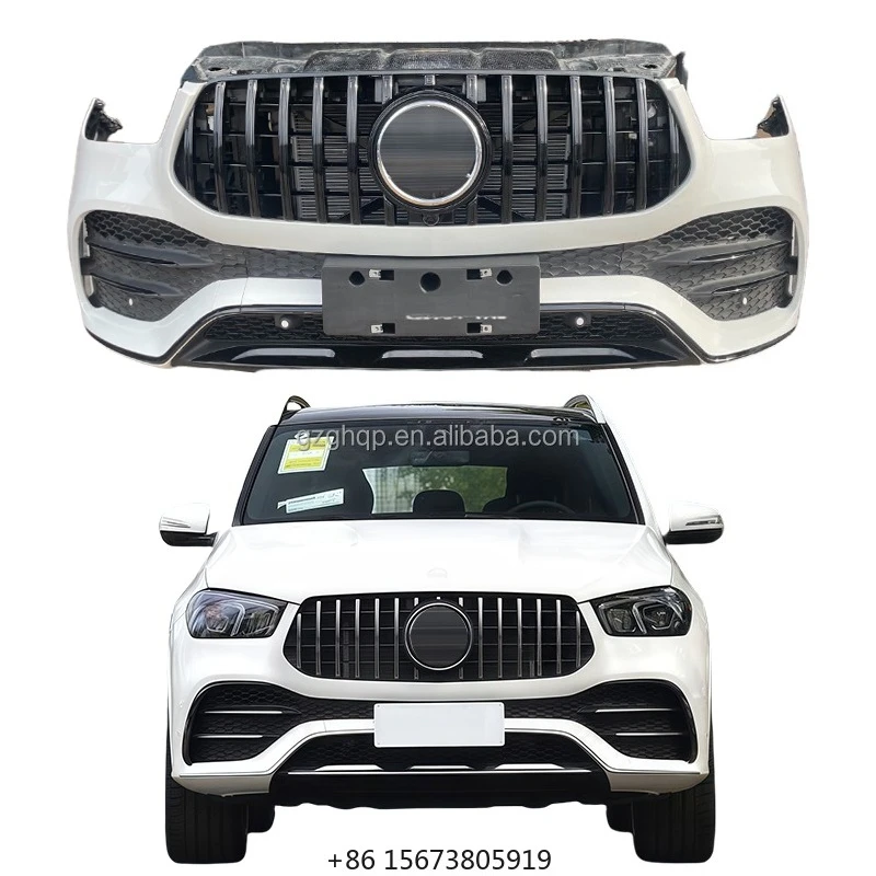 

High Quality Second-hand Body Kit for - GLE53 W167 Original Front Lip Kit Front Bumper Grille Assembly 2020-2023