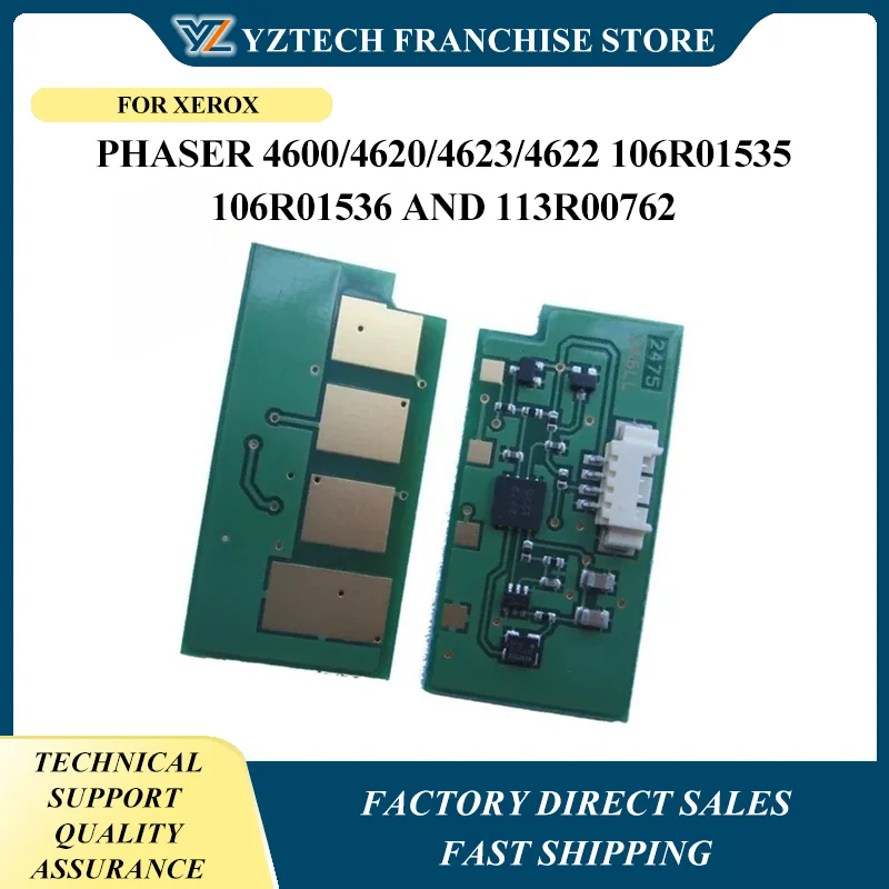 

5 шт. тонер-чип 106R01532 106R01533 106R01534 барабанный чип для Xerox Phaser 4600/4620/4623/4622 106R01535 106R01536 и 113R00762